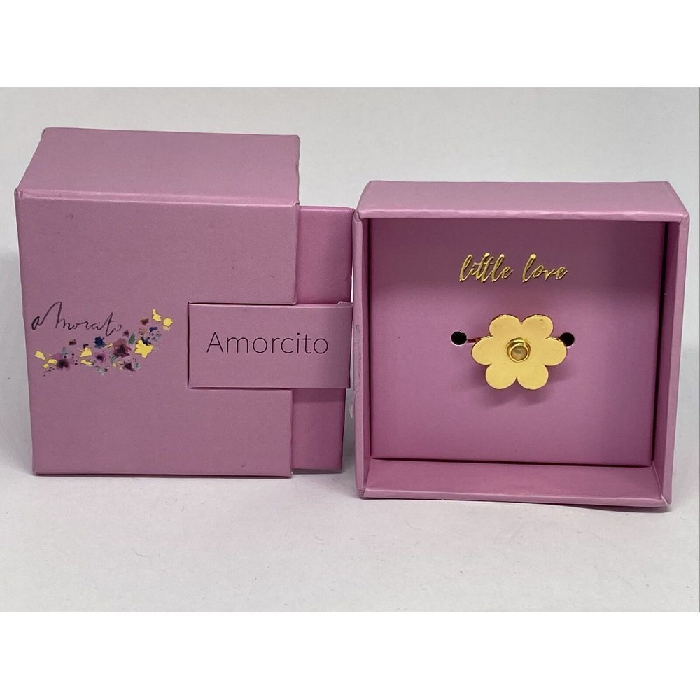 Amorcito PER6 Persephone Ring Gold Size 6 MSRP $84 JW81